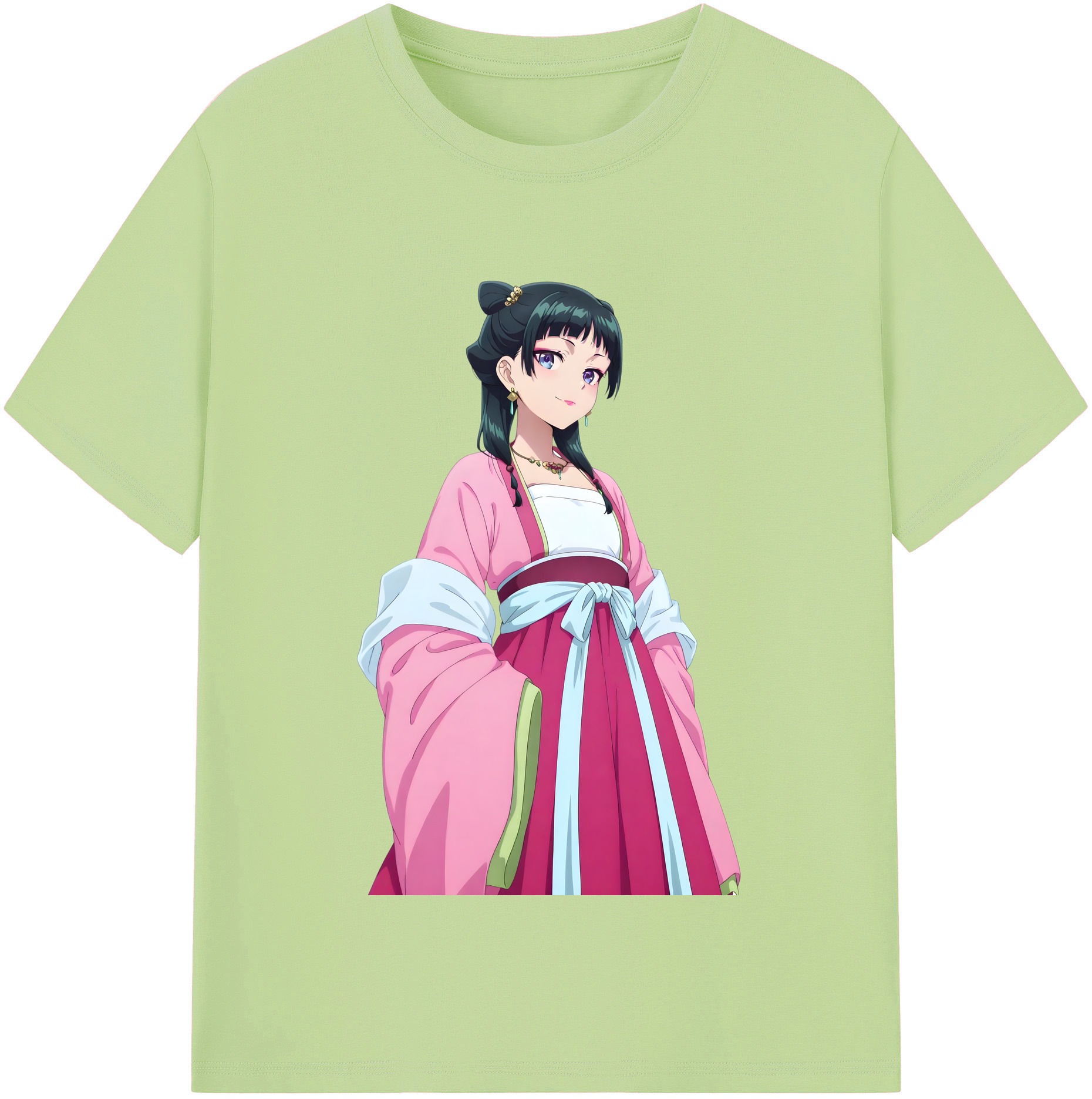 （画像用） 薬屋のひとりごと The Apothecary Diaries 綿100％半袖Tシャツ（フロントプリント）